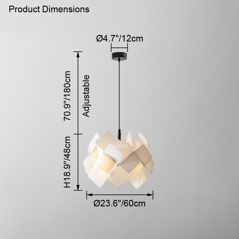 WOMO Sculptural Pendant Light-WM2326