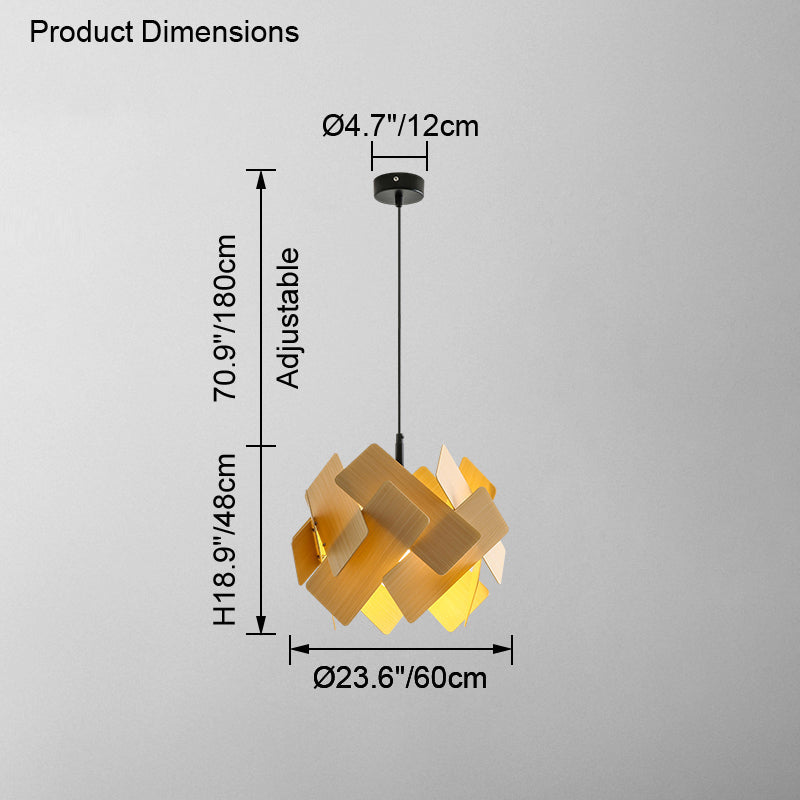 WOMO Sculptural Pendant Light-WM2326