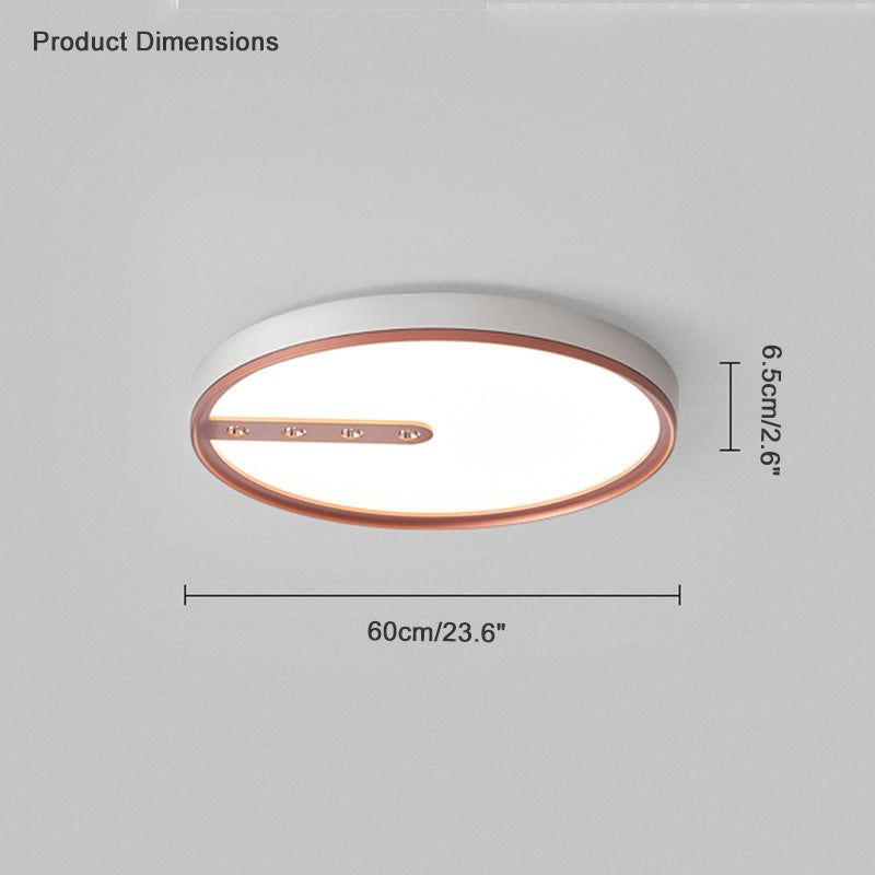 WOMO Polo Low Profile Round Ceiling Light-WM1066