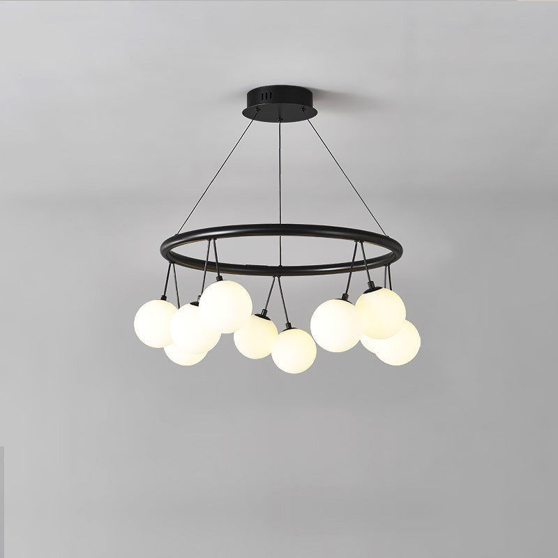 WOMO Cherry Glass Globe Chandelier-WM2318