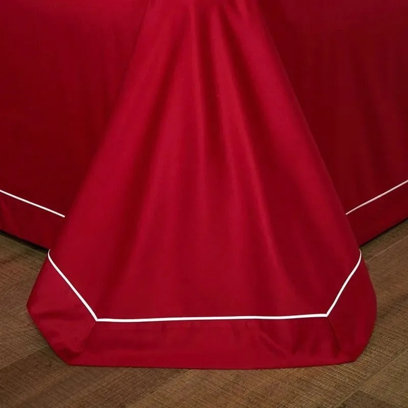 Ona Red Luxury Bedding Set