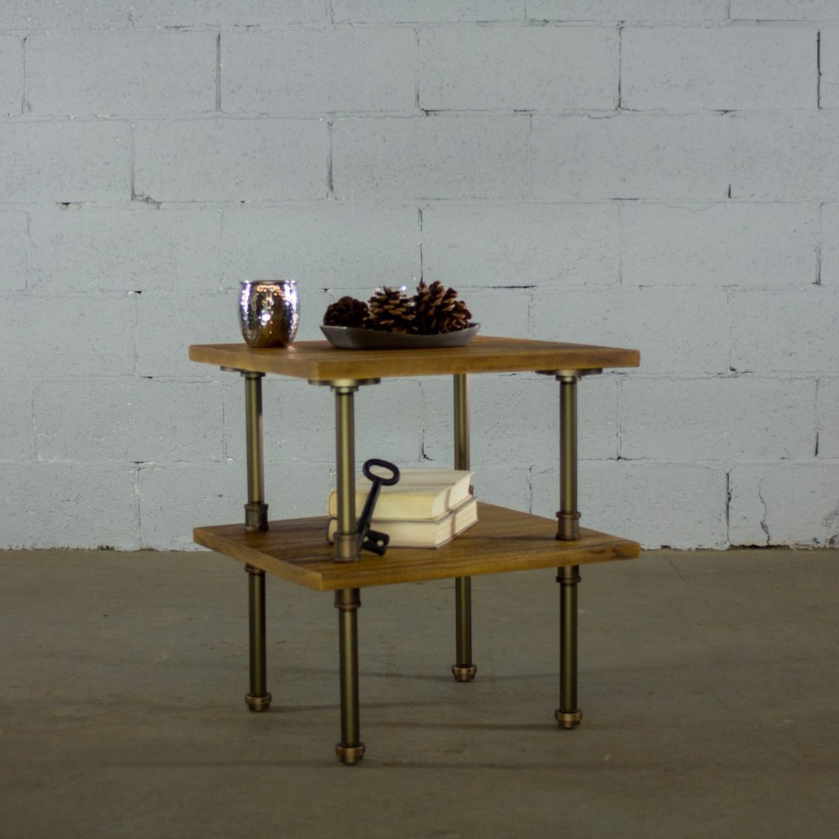 Modern Two Shelf Bedside Table - Nordic Side - 10-17, feed-cl0-over-80-dollars, furniture-pipeline, furniture-tag, US