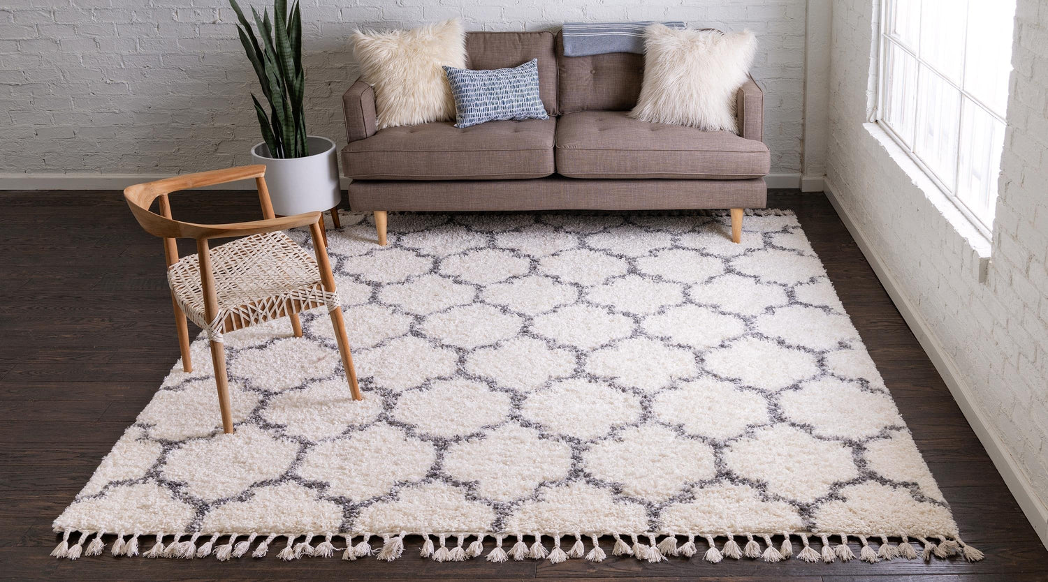 Broderick - Modern Pattern Shaggy Area Rug - Nordic Side - abstract-rug, area-rug, feed-cl0-over-80-dollars, geometric-rug, hallway-runner, large-rug, modern, modern-rug, round-rug, shaggy-ru