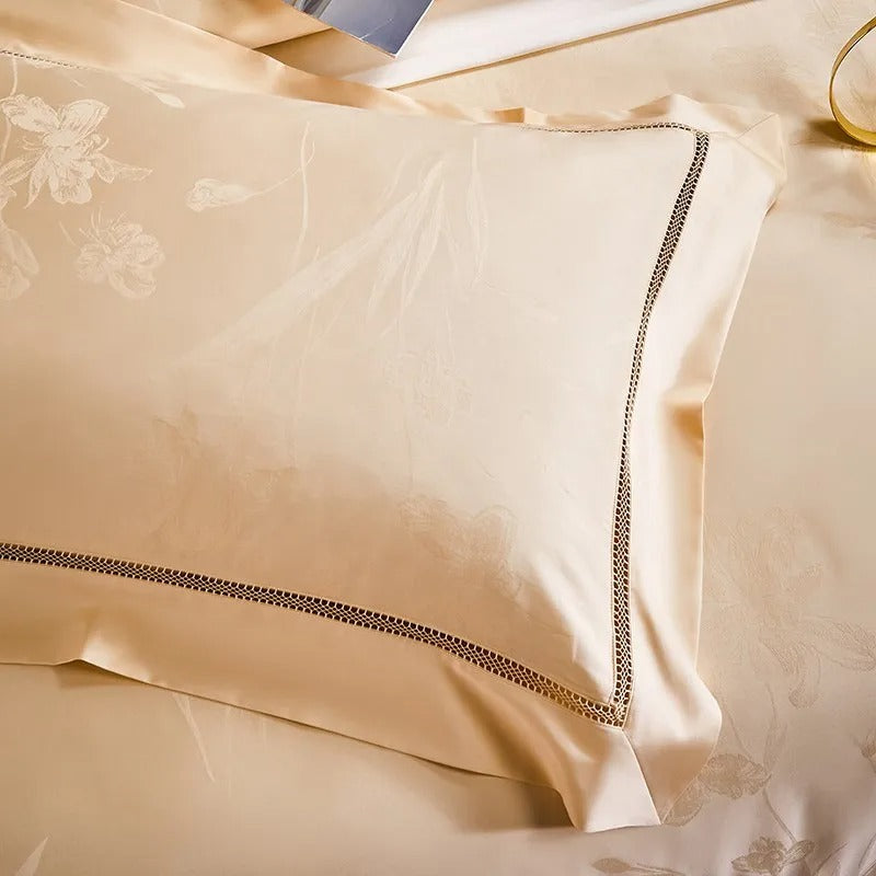 Aureate Egyptian Cotton Jacquard Luxury Bedding Set