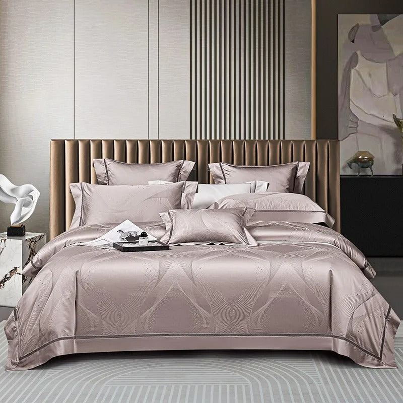 Seraphine Egyptian Cotton Jacquard Bedding Set