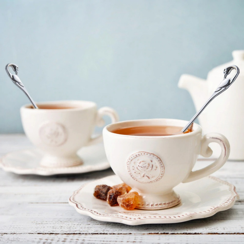 Klastiva‚Ñ¢ Classic Swan Dessert Tableware Set - Nordic Side - 