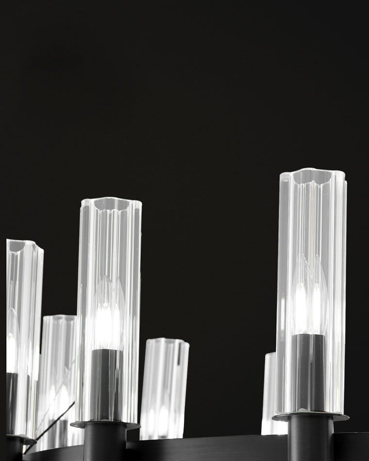 WOMO Pillar Candle Crystal Chandelier-WM2334