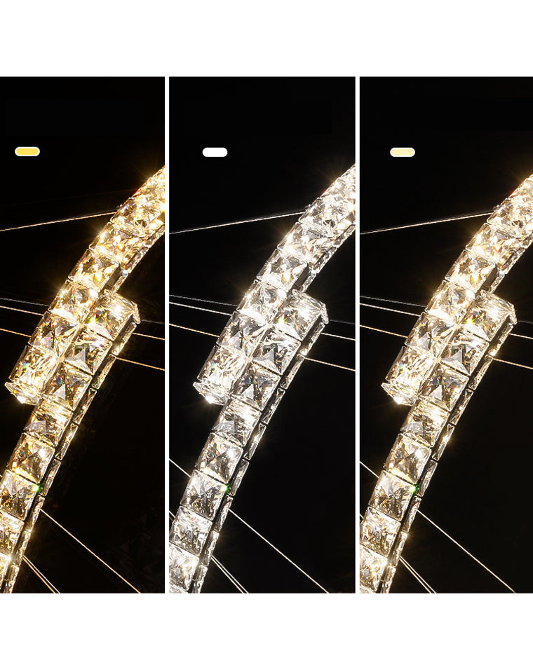 WOMO Circular Led Crystal Chandelier-WM2399