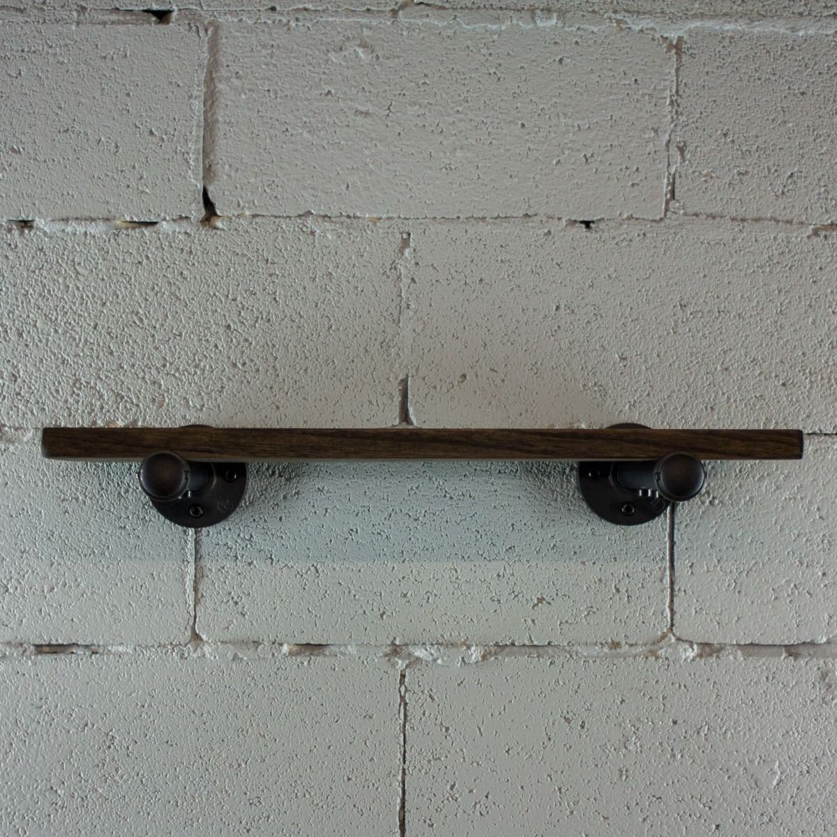Industrial Vintage Wood Finish Wall Mounted Shelf - Nordic Side - 10-07, feed-cl0-over-80-dollars, furniture-pipeline, furniture-tag, US