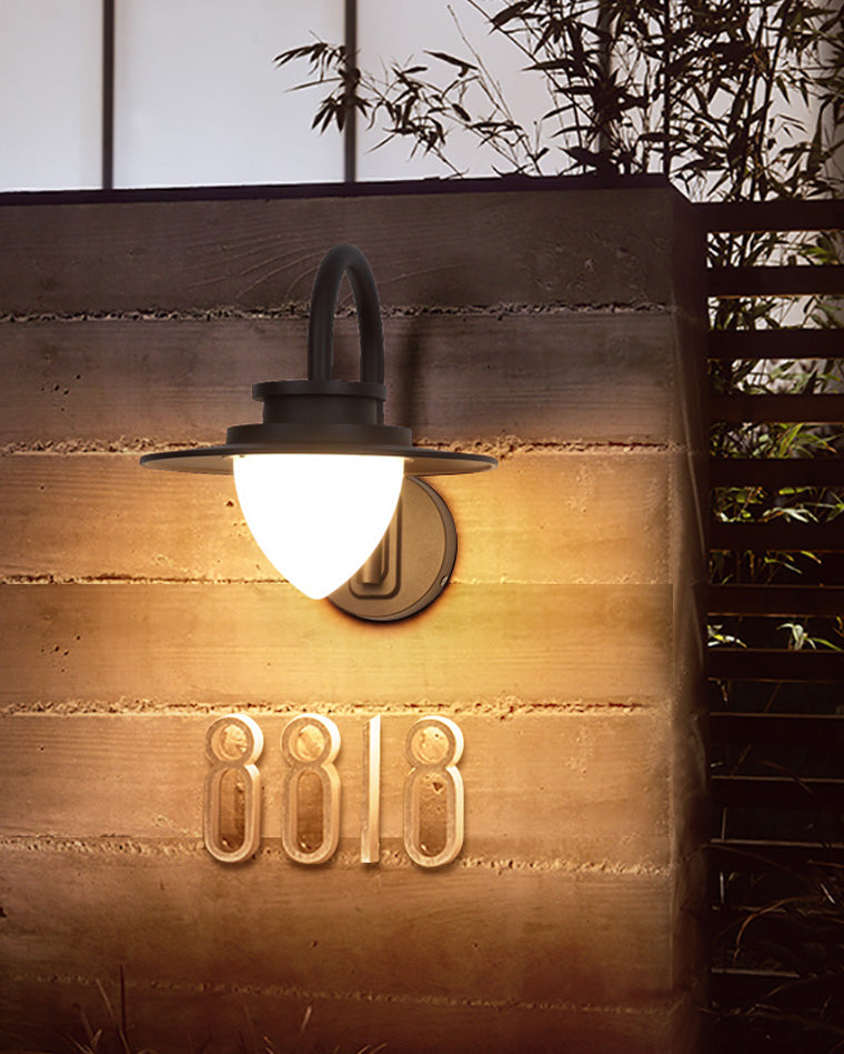 WOMO Gooseneck Outdoor Wall Light-WM9153