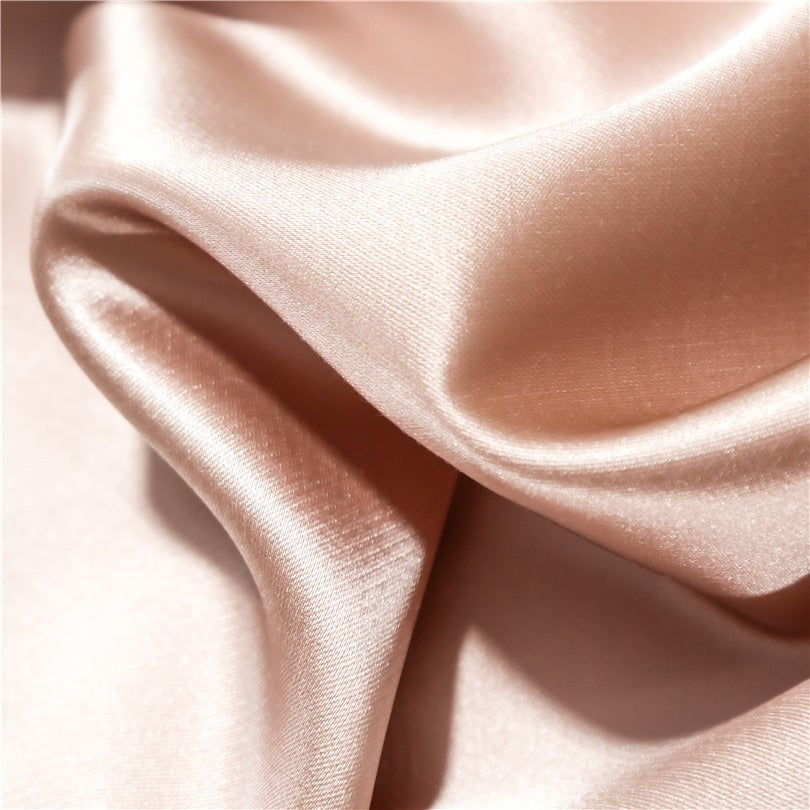 Willa Rose Gold Satin Bedding Set