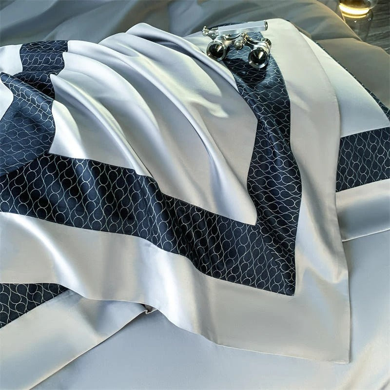 Sablier Silver Luxury Bedding Set