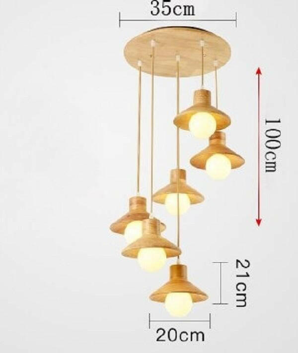 Sud - Wooden Pendant Lamp Nordic Design