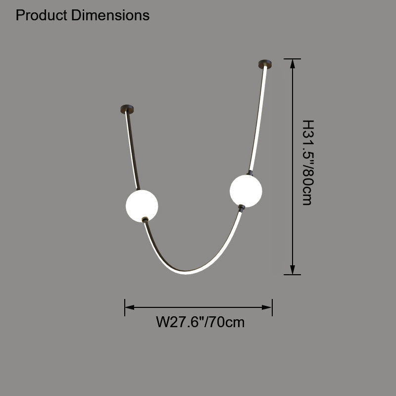 WOMO Arc Led Chandelier-WM2267