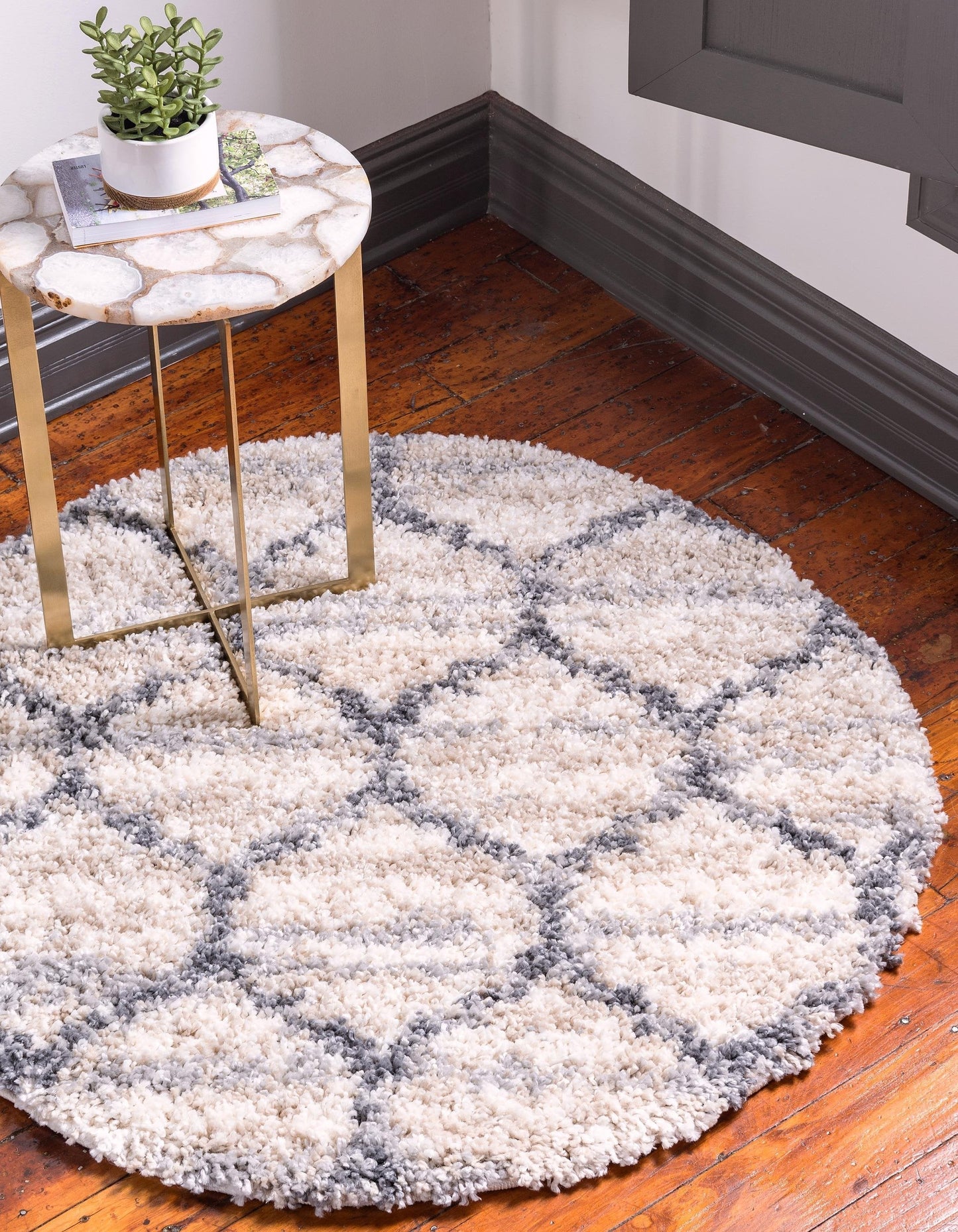 Broderick - Modern Pattern Shaggy Area Rug - Nordic Side - abstract-rug, area-rug, feed-cl0-over-80-dollars, geometric-rug, hallway-runner, large-rug, modern, modern-rug, round-rug, shaggy-ru