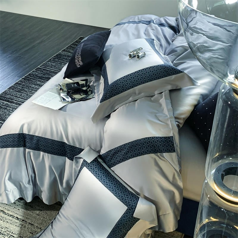 Sablier Silver Luxury Bedding Set