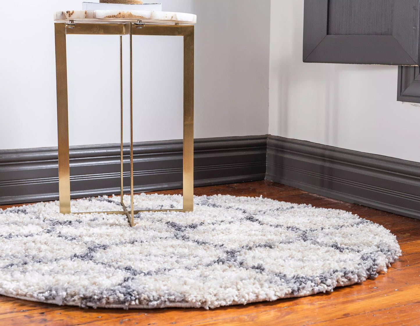 Broderick - Modern Pattern Shaggy Area Rug - Nordic Side - abstract-rug, area-rug, feed-cl0-over-80-dollars, geometric-rug, hallway-runner, large-rug, modern, modern-rug, round-rug, shaggy-ru