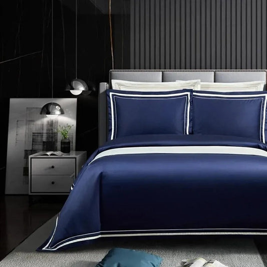 Ona Blue Luxury Bedding Set