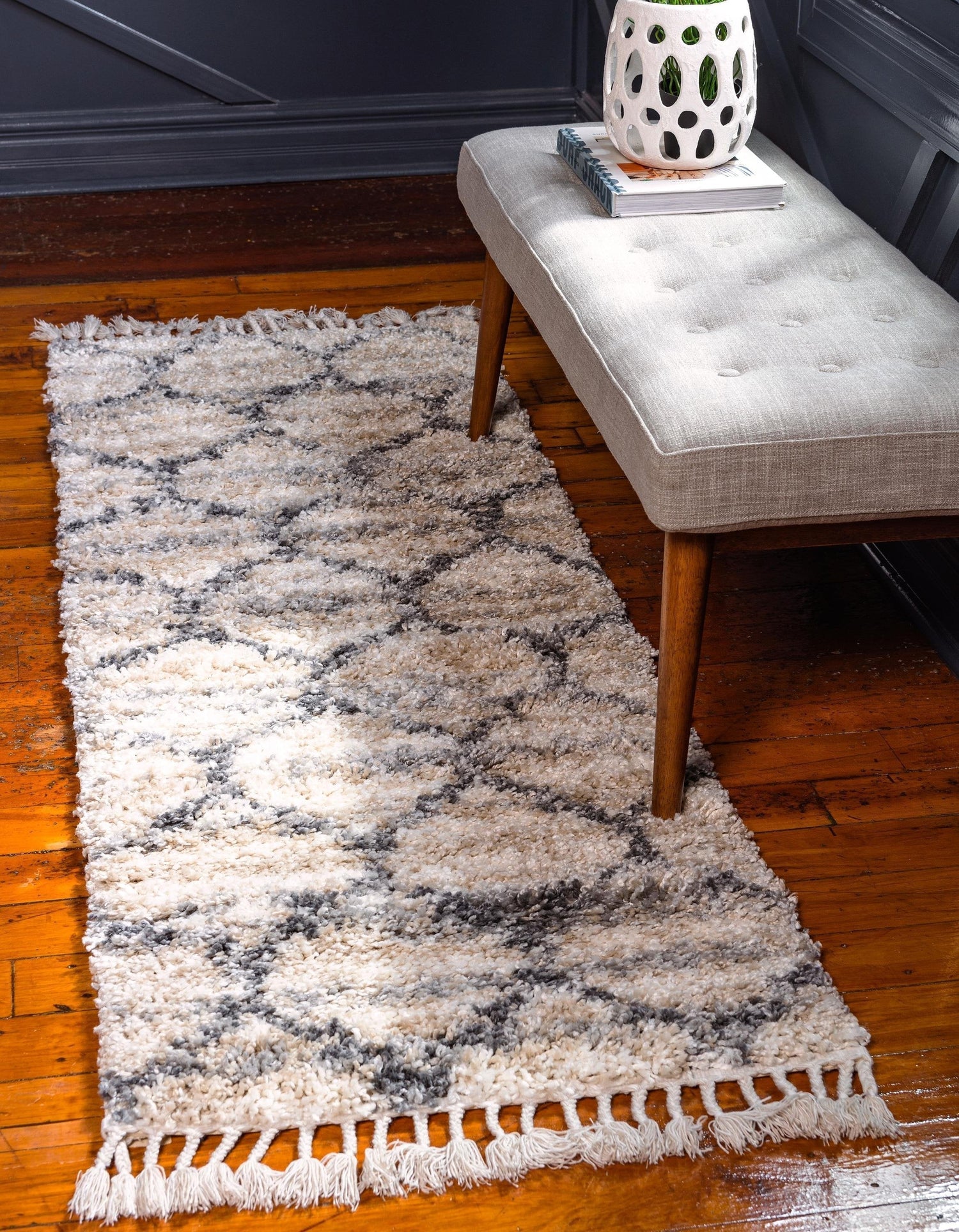 Broderick - Modern Pattern Shaggy Area Rug - Nordic Side - abstract-rug, area-rug, feed-cl0-over-80-dollars, geometric-rug, hallway-runner, large-rug, modern, modern-rug, round-rug, shaggy-ru