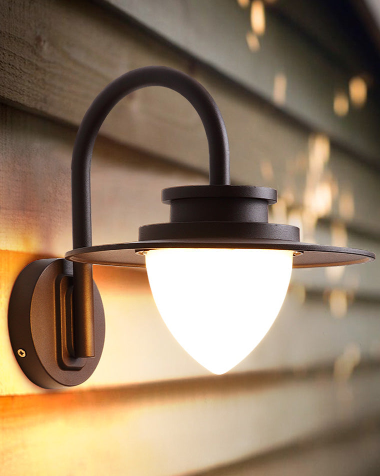 WOMO Gooseneck Outdoor Wall Light-WM9153