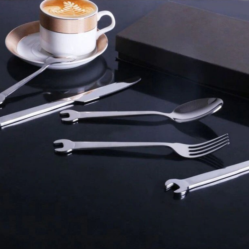 HomeQuill‚Ñ¢ Wrench Design Cutlery - Nordic Side - 
