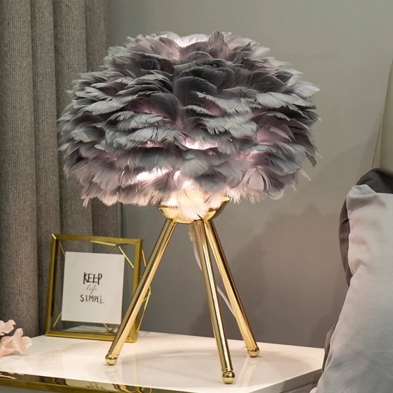 HomeQuill‚Ñ¢ Goose Feather LED Night Light - Nordic Side - 