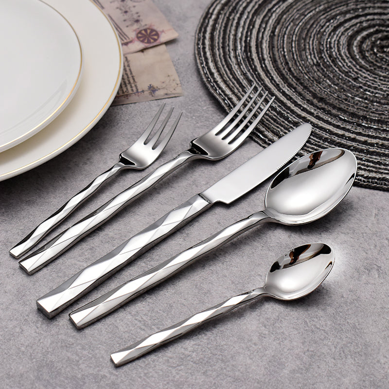 Svelte Silver Luxury Cutlery Set