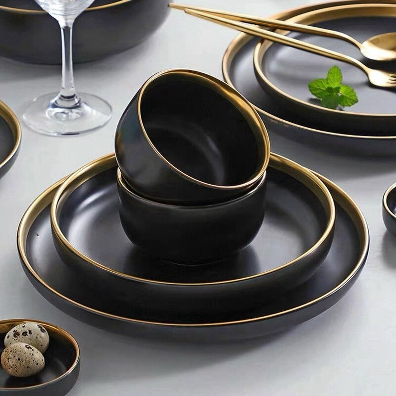 Legacy Black Luxury Dinnerware Set