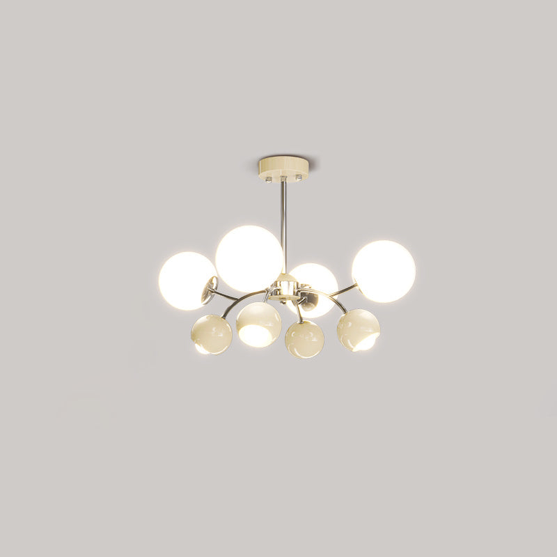 WOMO Space Age Glass Globe Chandelier-WM2290