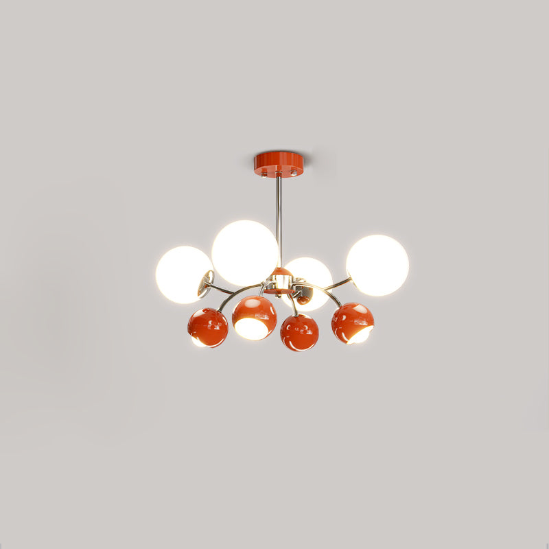 WOMO Space Age Glass Globe Chandelier-WM2290