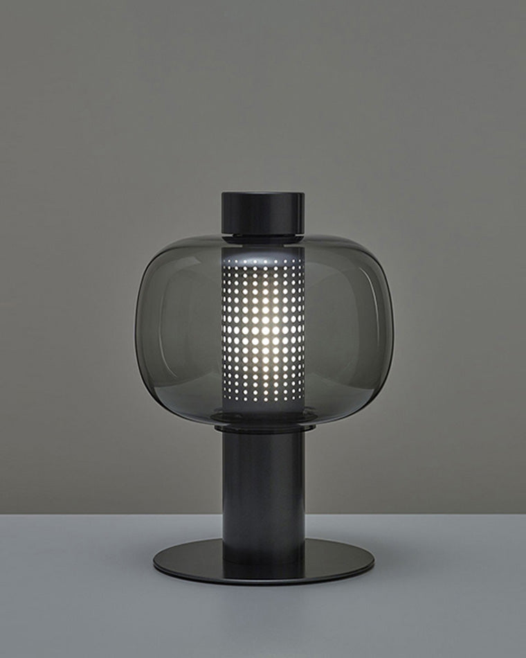 WOMO Beautiful Cylinder Glass Table Lamp-WM8032