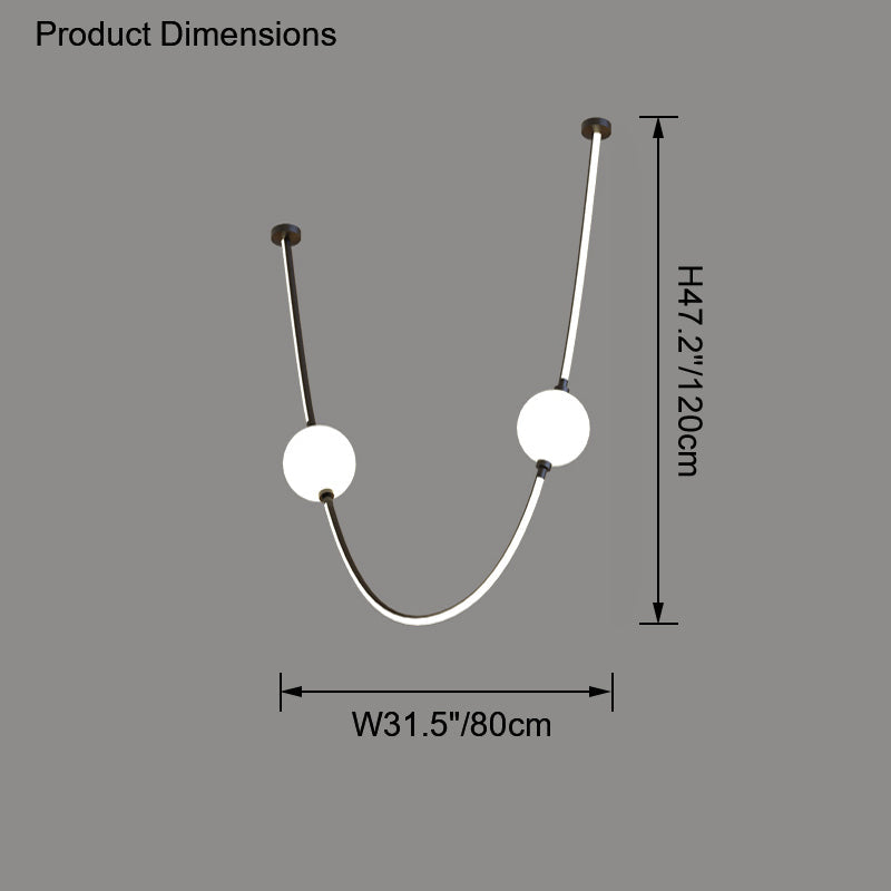 WOMO Arc Led Chandelier-WM2267