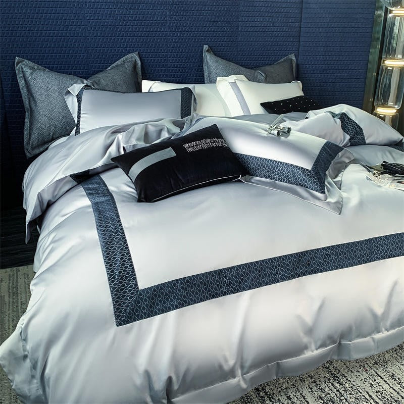 Sablier Silver Luxury Bedding Set