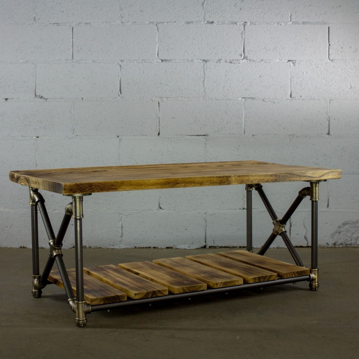 Modern Rectangular Two Tier Center Piece Table - Nordic Side - 10-17, feed-cl0-over-80-dollars, furniture-pipeline, furniture-tag, US