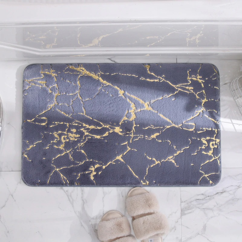 LuxeBath‚Ñ¢ Marble Bathroom Mat - Nordic Side - 