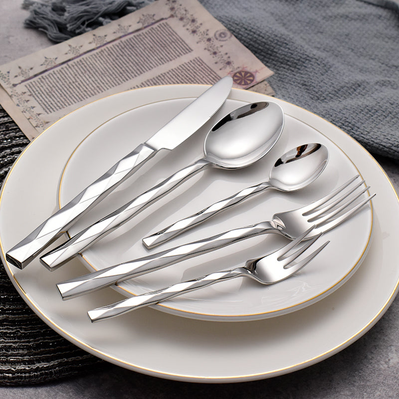 Svelte Silver Luxury Cutlery Set