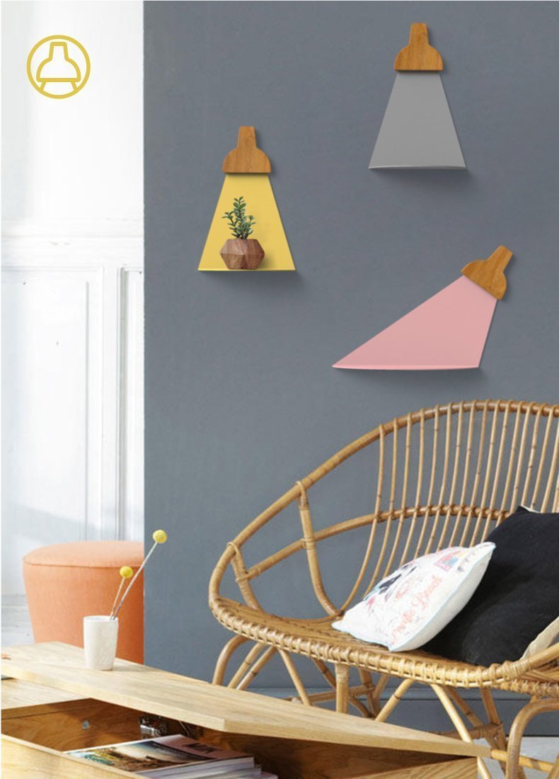 Omnia - Modern Nordic Spotlight Wall Shelf - Nordic Side - 07-31, best-selling-lights, feed-cl0-over-80-dollars, modern-lighting