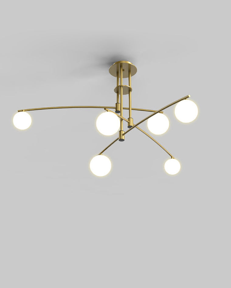 WOMO Branching Frosted Glass Bubble Chandelier-WM2295a