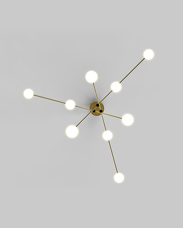 WOMO Branching Frosted Glass Bubble Chandelier-WM2295a