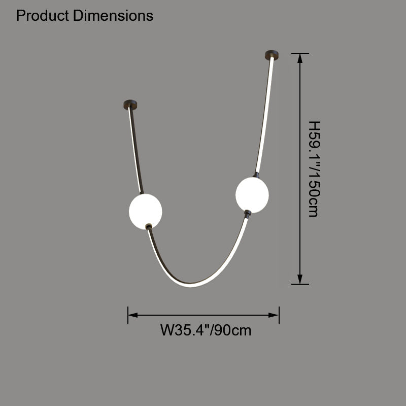 WOMO Arc Led Chandelier-WM2267