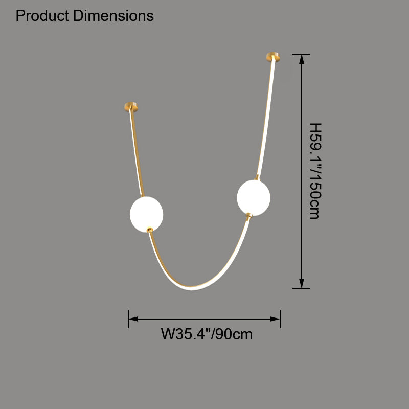 WOMO Arc Led Chandelier-WM2267