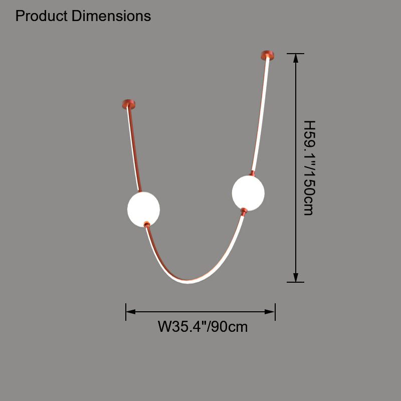 WOMO Arc Led Chandelier-WM2267