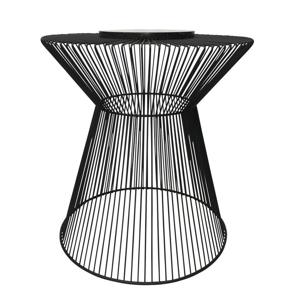 Indra - Marble Top Side Table - Nordic Side - 06-10, feed-cl0-over-80-dollars, feed-cl1-furniture, gfurn, hide-if-international, modern-furniture, us-ship