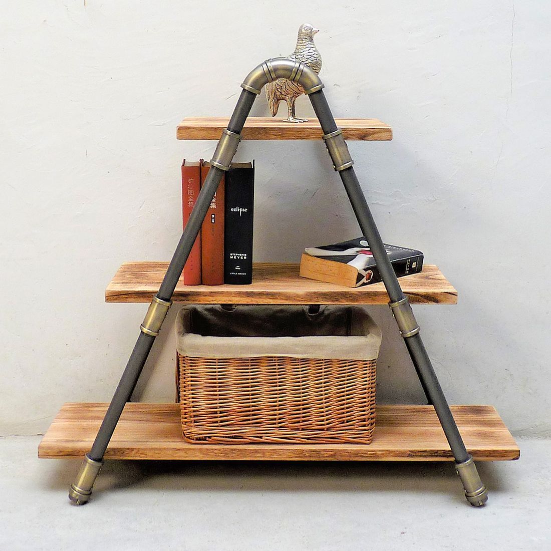 Three Shelf Display Bookcase - Nordic Side - 10-09, feed-cl0-over-80-dollars, furniture-pipeline, furniture-tag, US