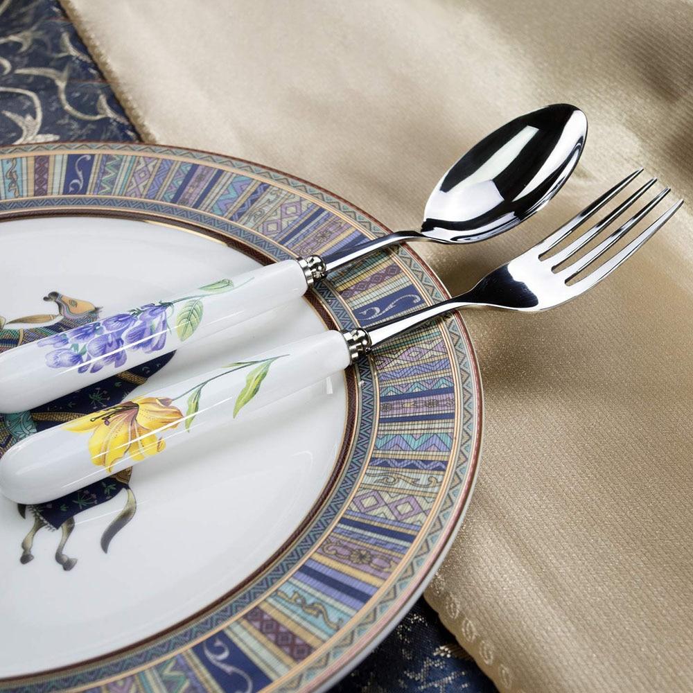Floral Elegant Floral Flatware Set