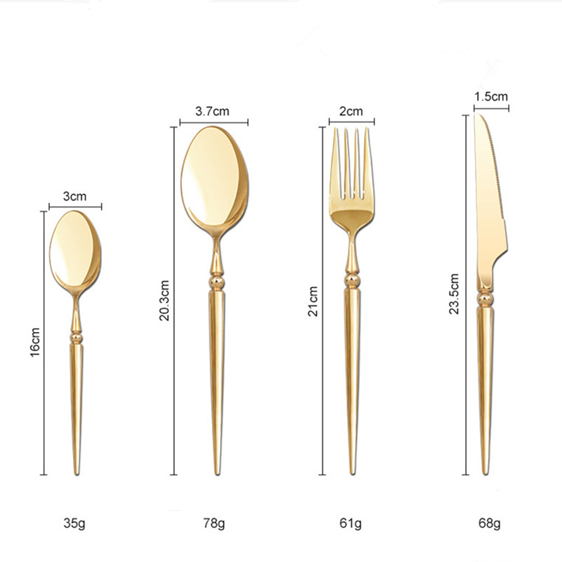 Vivian Gold Elegant Cutlery Set