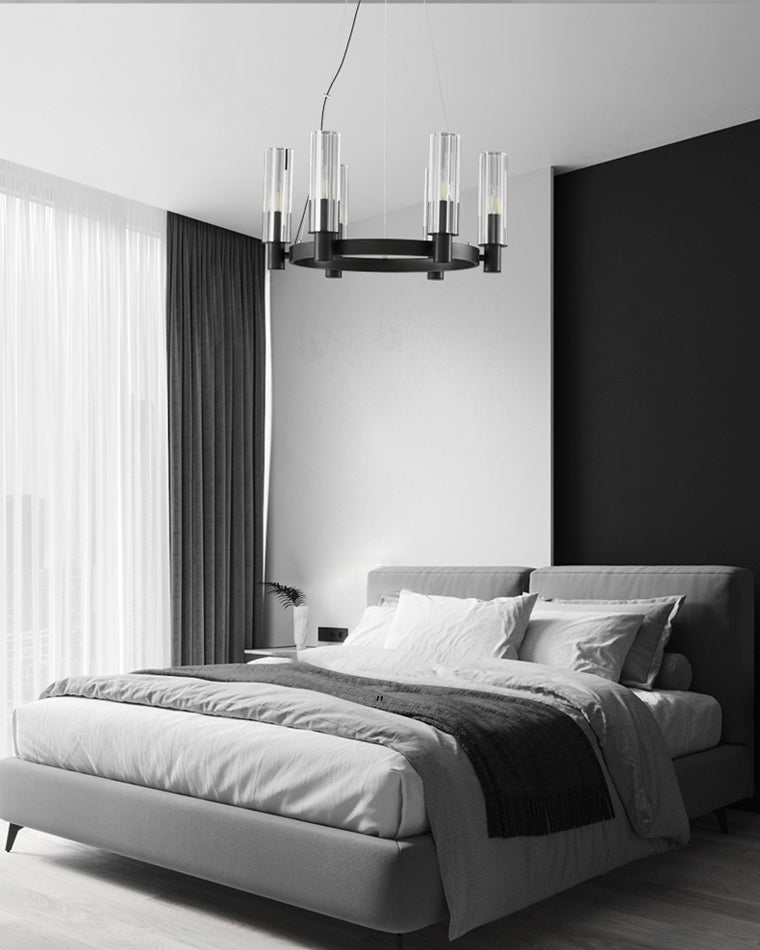 WOMO Pillar Candle Crystal Chandelier-WM2334