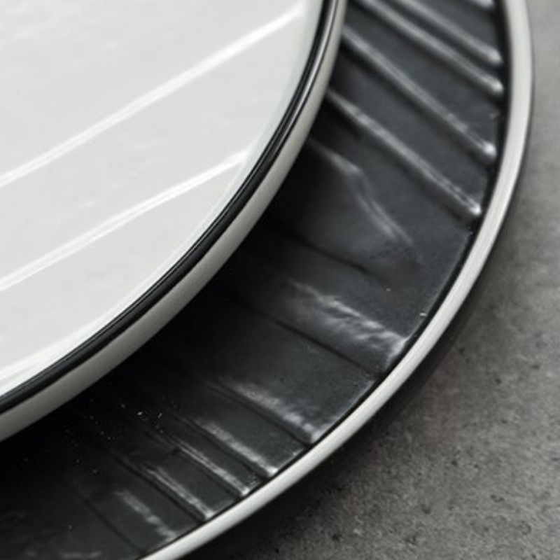 Klastiva‚Ñ¢ Classic Premium Flat Steak Plate - Nordic Side - 