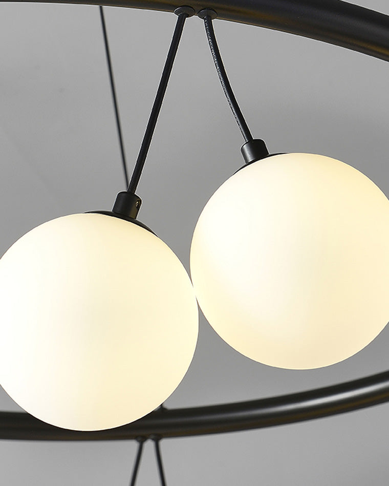 WOMO Cherry Glass Globe Chandelier-WM2318