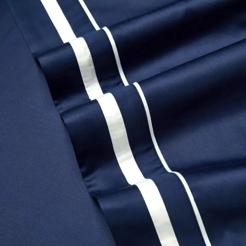 Ona Blue Luxury Bedding Set